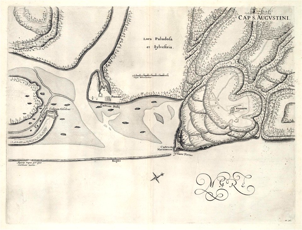 AMH-7312-KB Map of Cape St Augustine