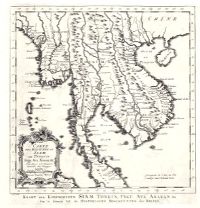 AMH-8003-KB Map of Siam, Tonkin, Pegu, Ava and Arakan. Free illustration for personal and commercial use.