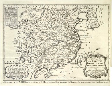 AMH-7973-KB Map of China and Korea