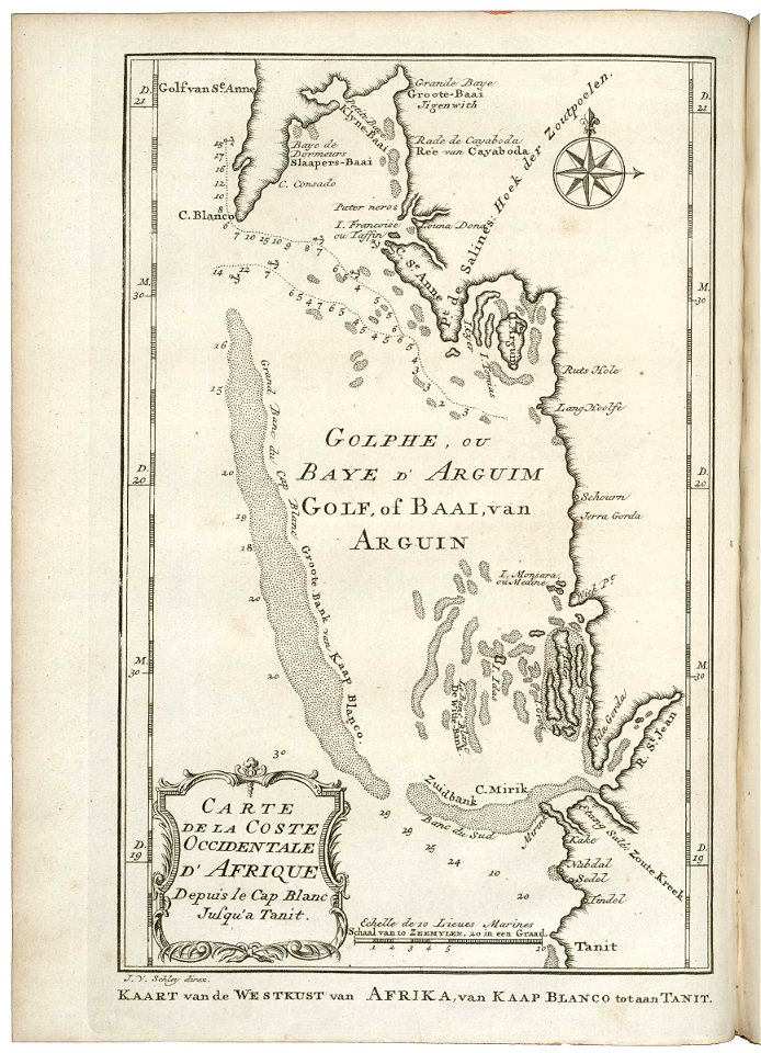 AMH-7885-KB Map of Arguin Bay