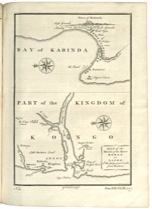 AMH-7901-KB Map of the bay of Kabinda and the mouth of the Congo river