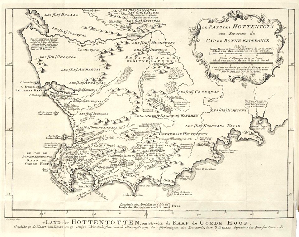 AMH-7958-KB Map of the Cape of Good Hope