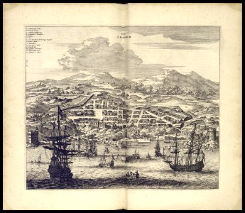 AMH-7501-KB Bird's eye view of All Saints Bay and the island of Taperica