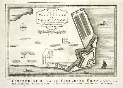 AMH-8021-KB Floor plan of the fort at Cranganor