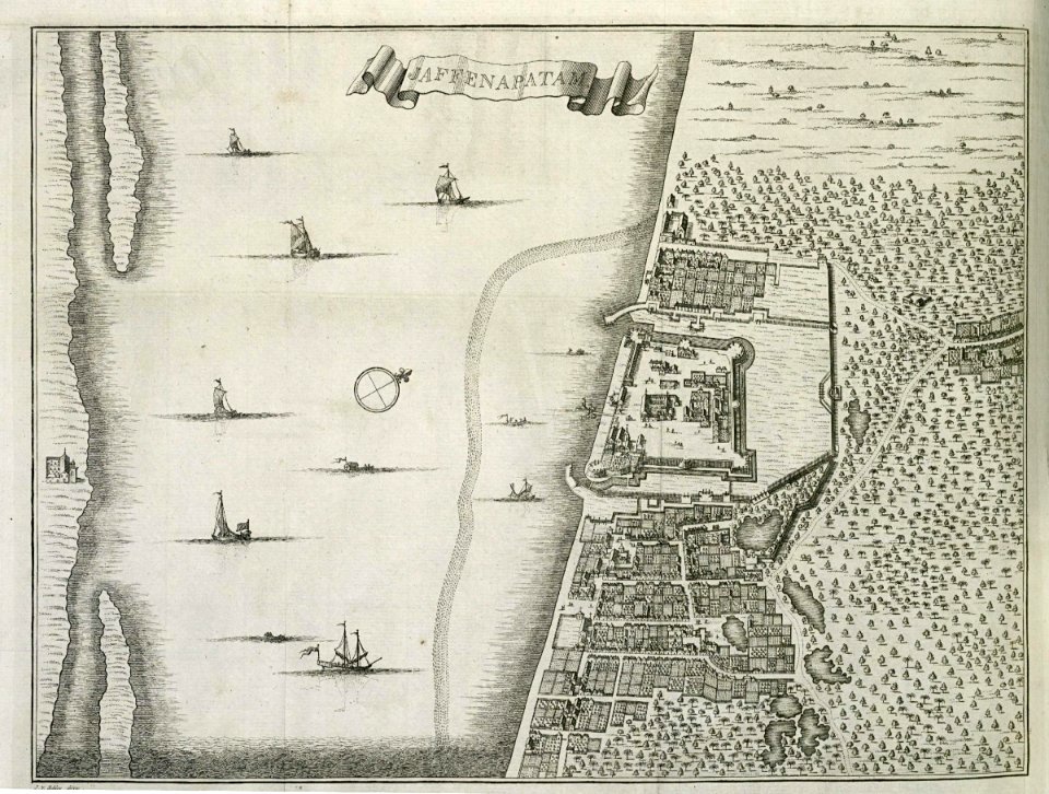 AMH-8000-KB Bird's eye view of Jaffnapatnam