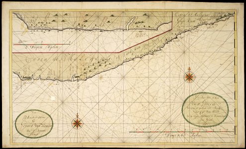 AMH-7650-NA Map of West Africa, of the Grain and Ivory Coast