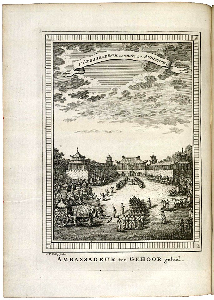 AMH-7975-KB Ambassador being received by the Chinese emperor