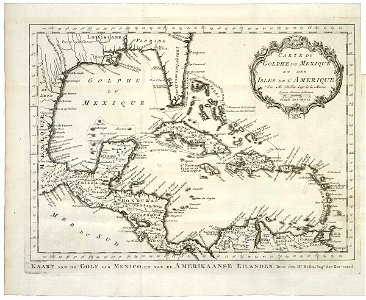 AMH-8039-KB Map of the Gulf of Mexico