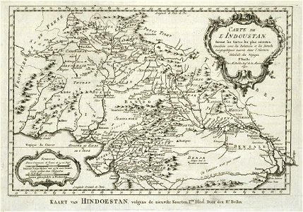 AMH-8018-KB Map of North India