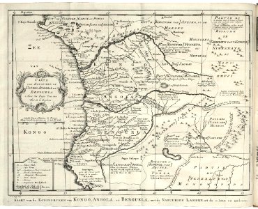AMH-7955-KB Map of the coasts of Congo, Angola and Benguela