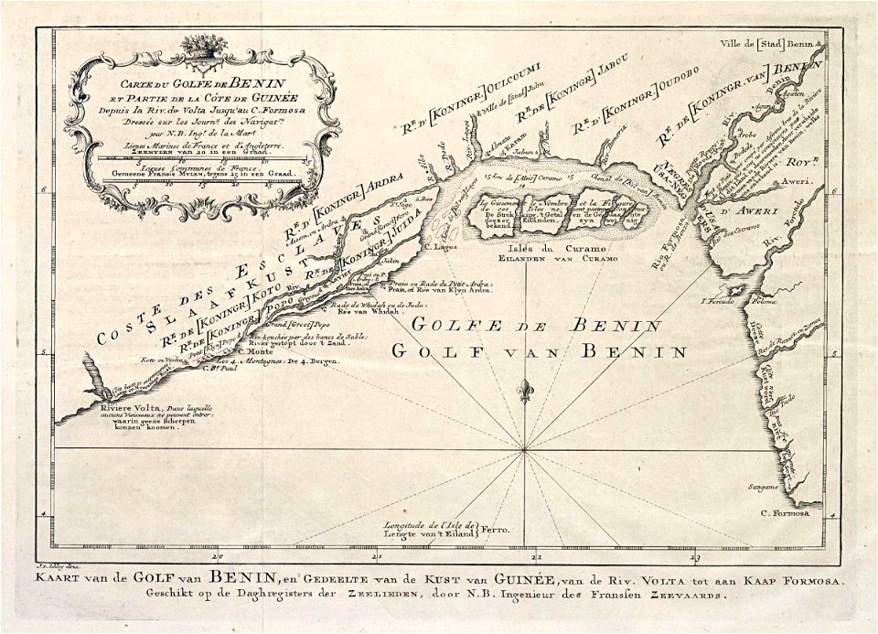 AMH-7951-KB Map of the Benin Gulf