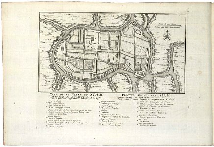 AMH-8008-KB Map of the city of Siam
