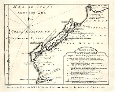 AMH-7957-KB Map of part of the Angolan coast