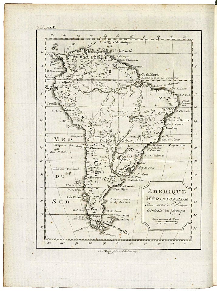 AMH-8042-KB Map of South America