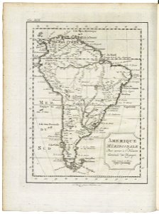 AMH-8042-KB Map of South America