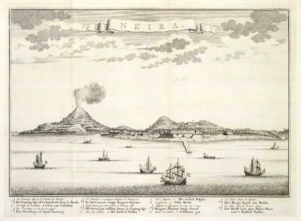 AMH-7987-KB View of the island of Banda Neira
