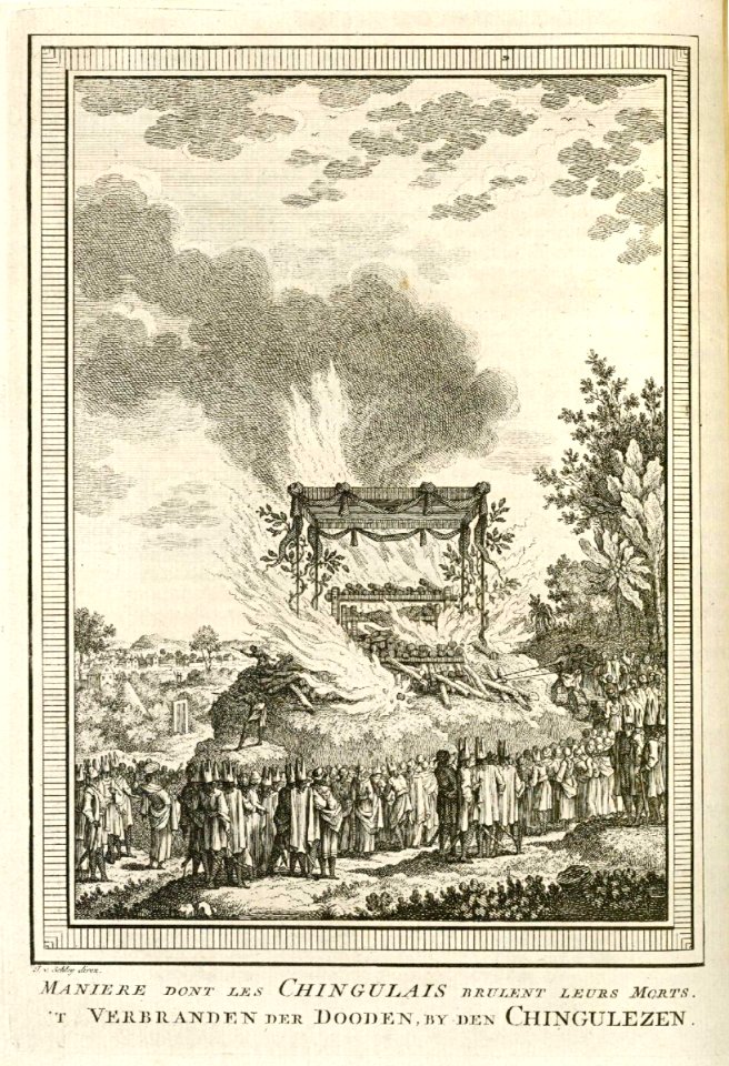 AMH-8100-KB Cremation of the dead in Ceylon