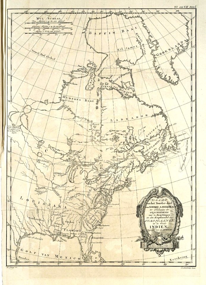 AMH-8112-KB Map of North America