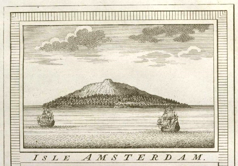AMH-8062-KB View of the island of Amsterdam