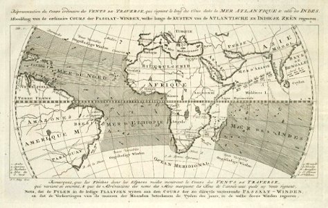 AMH-8035-KB Map of the Atlantic and Indian Oceans