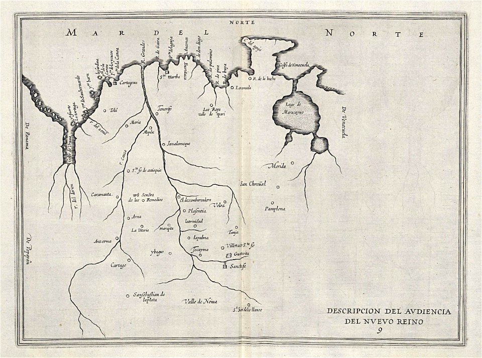 AMH-8116-KB Map of part of Venezuela