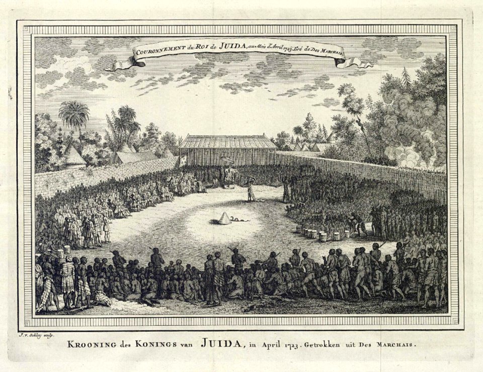 AMH-8093-KB Coronation of the king of Juida, April 1723