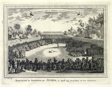 AMH-8093-KB Coronation of the king of Juida, April 1723