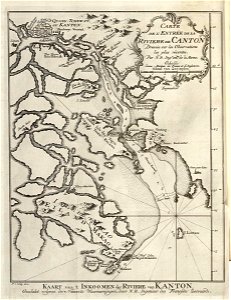 AMH-7965-KB Map of the mouth of the Canton River