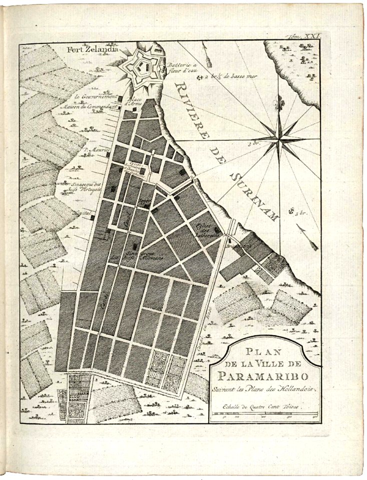 AMH-8055-KB Map of Paramaribo