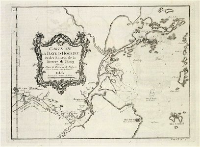 AMH-8083-KB Map of the bay of Hocksieu