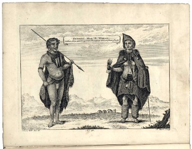 AMH-8180-KB Two indigenous inhabitants of the Cape of Good Hope