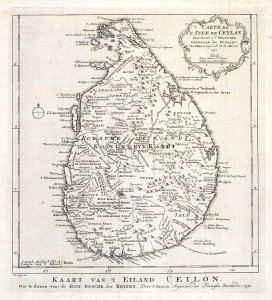 AMH-7998-KB Map of Ceylon