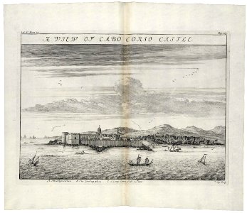 AMH-8143-KB View of the fort at Cabo Corso