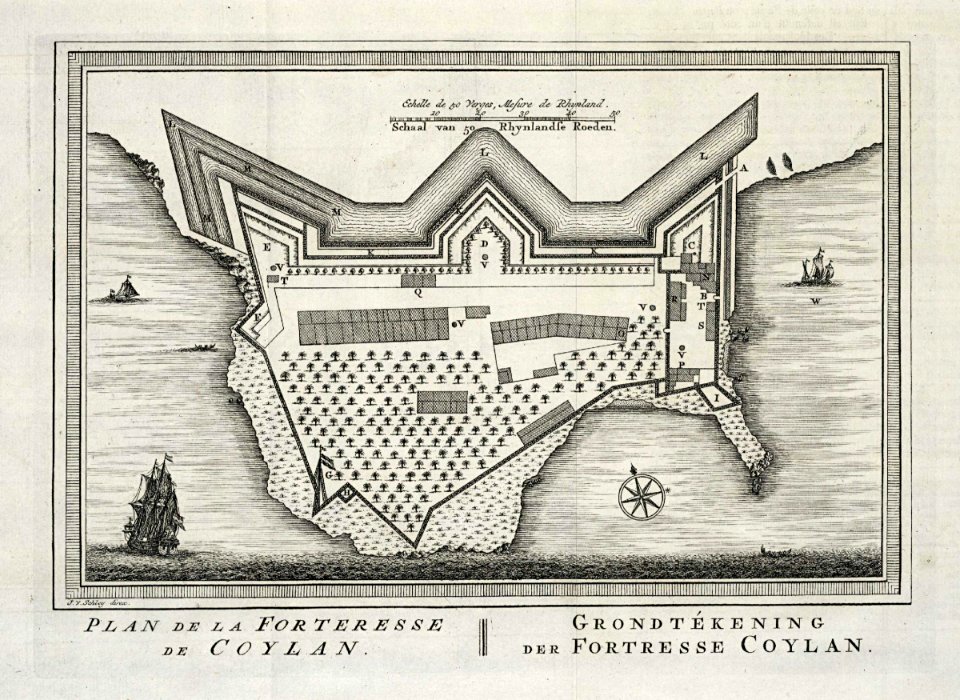 AMH-8022-KB Floor plan of the fort at Coylan