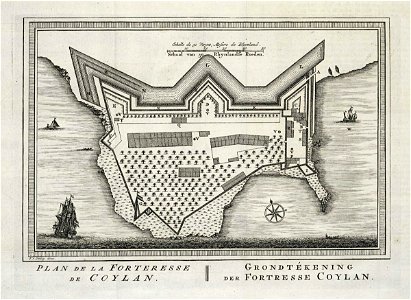 AMH-8022-KB Floor plan of the fort at Coylan