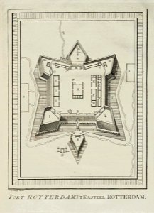 AMH-8028-KB Floor plan of Fort Rotterdam at Makassar