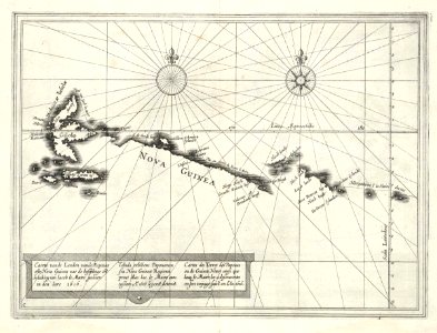 AMH-8127-KB Map of New Guinea and Gilolo