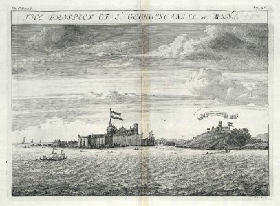 AMH-8139-KB View of St. George's Castle at Mina