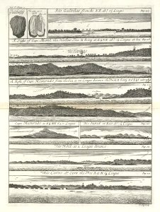 AMH-8135-KB Views of the West African coast, including Cape Mount