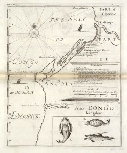 AMH-8152-KB Map of the Angolan coast