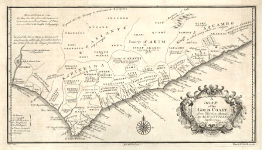 AMH-8170-KB Map of the Gold Coast