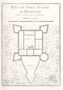 AMH-8076-KB Floor plan of the fort of Dickscove