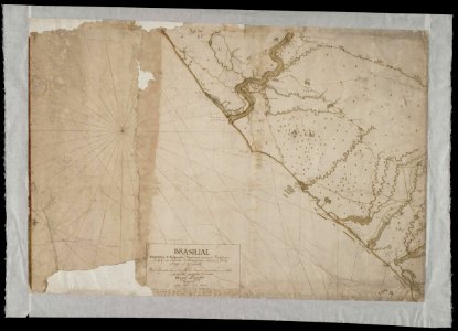 AMH-8570-NA Map of part of Brazil