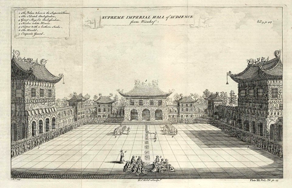 AMH-8183-KB Imperial Hall of Audience in Peking