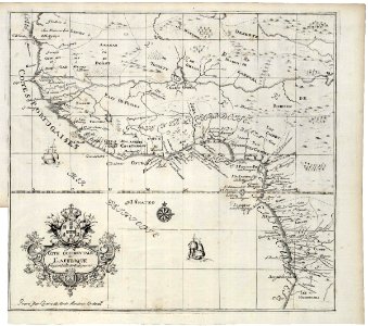 AMH-8113-KB Map of the west coast of Africa