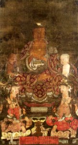 Amida Triad with Ananda and Mahakasyapa (Hoonji Ogose)