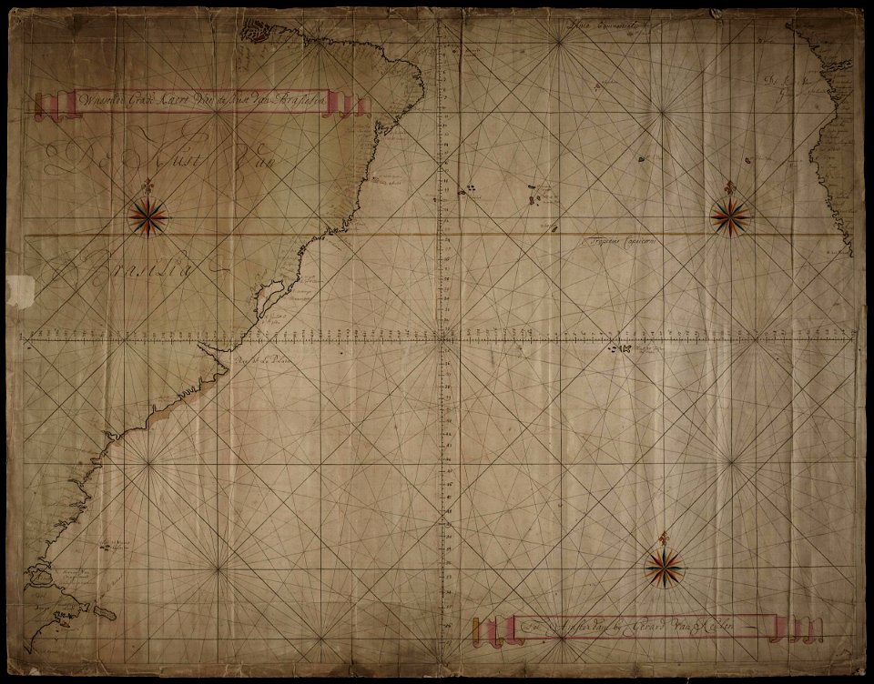 AMH-8566-NA Map of Brazil
