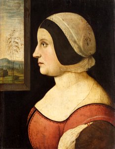 Amico Aspertini - Weibliches Bildnis - GG 1621 - Kunsthistorisches Museum