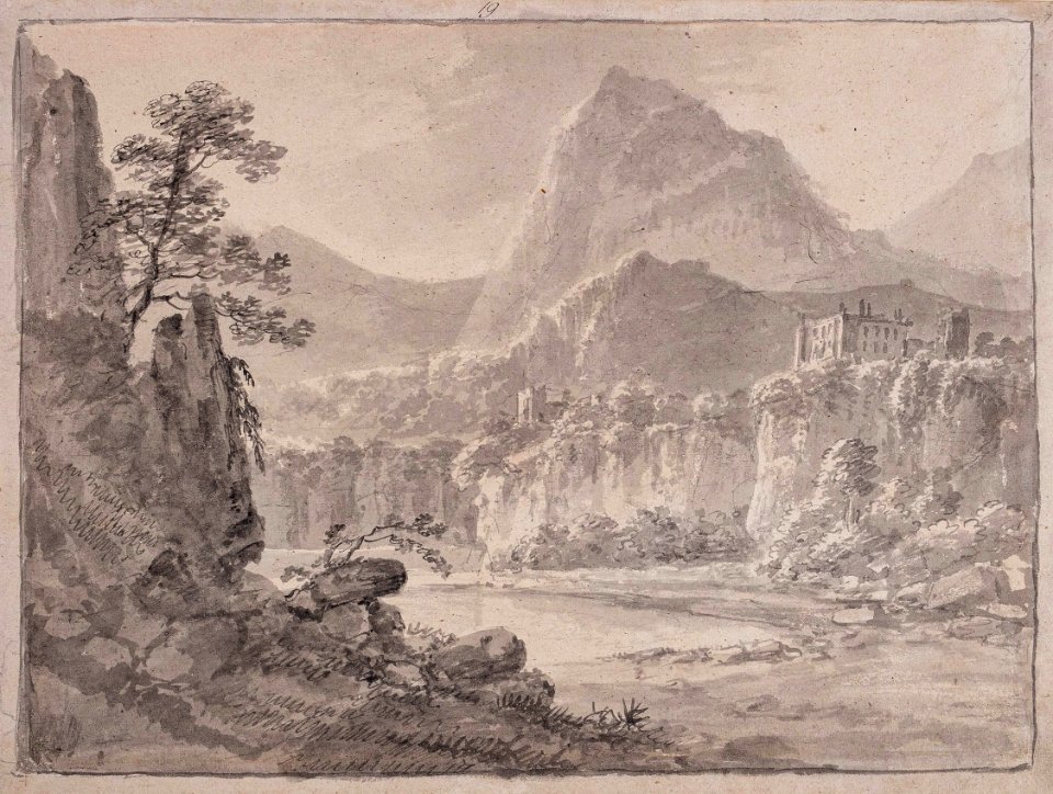 Amos Green - 97940 - a picturesque capriccio - circa 1790