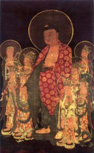 Amitabha with Eight Great Bodhisattvas (Tokugawa Art Museum) 2